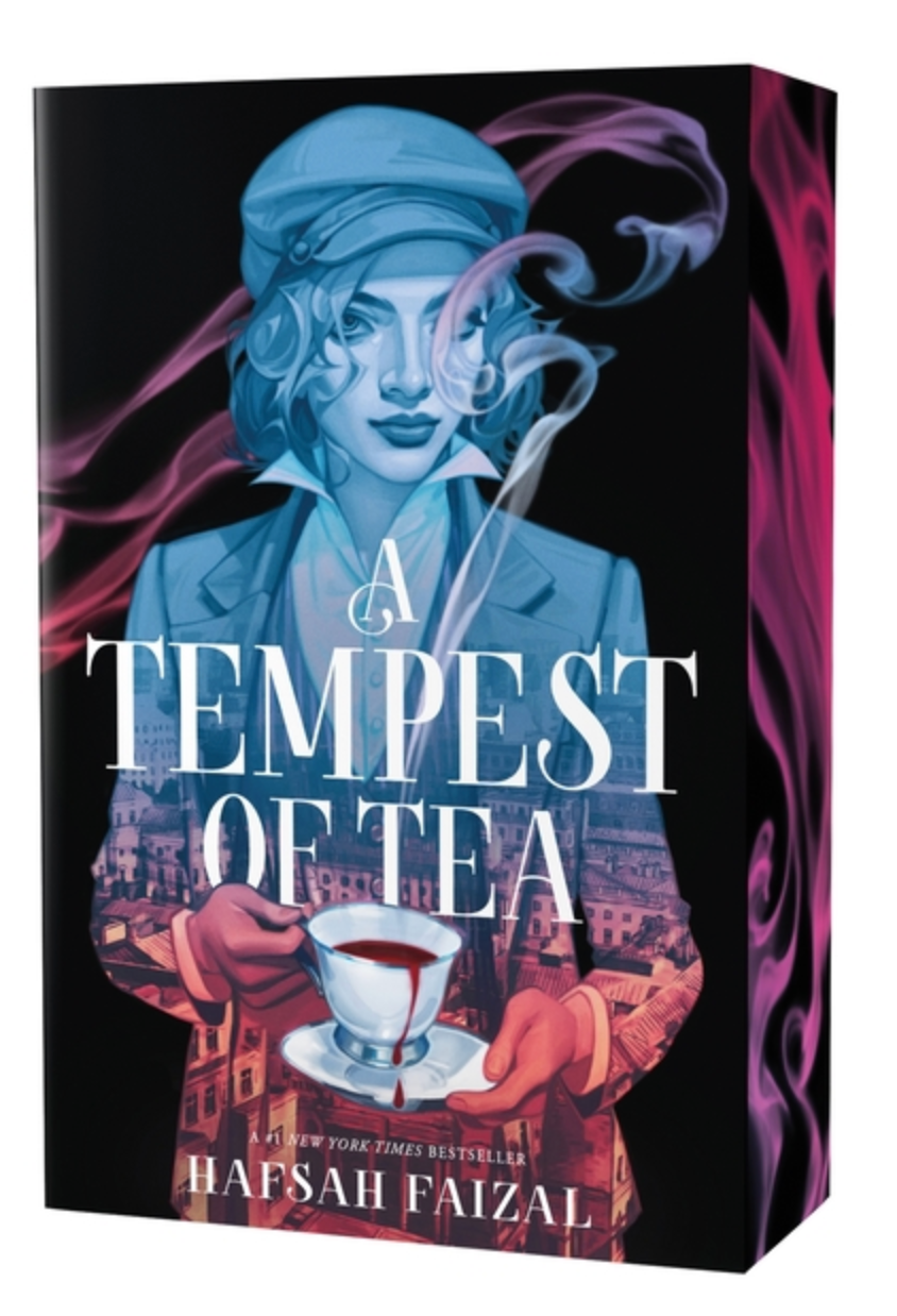 A Tempest of Tea by Hafsah Faizal - sprayed edges