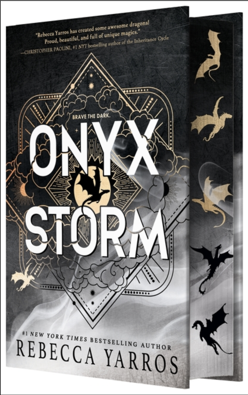 Onyx Storm by Rebecca Yarros - sprayed edges
