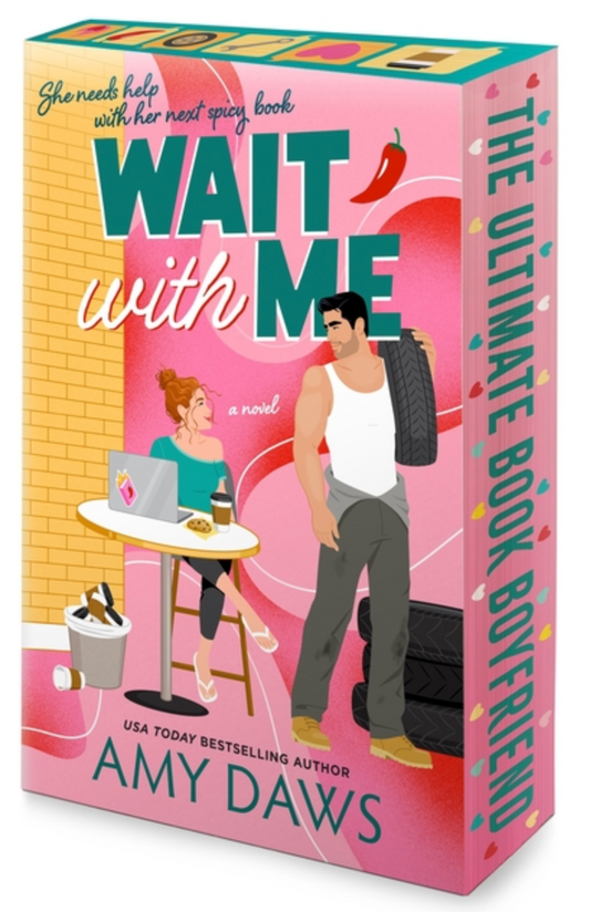 Wait with Me by Amy Daws - sprayed edges