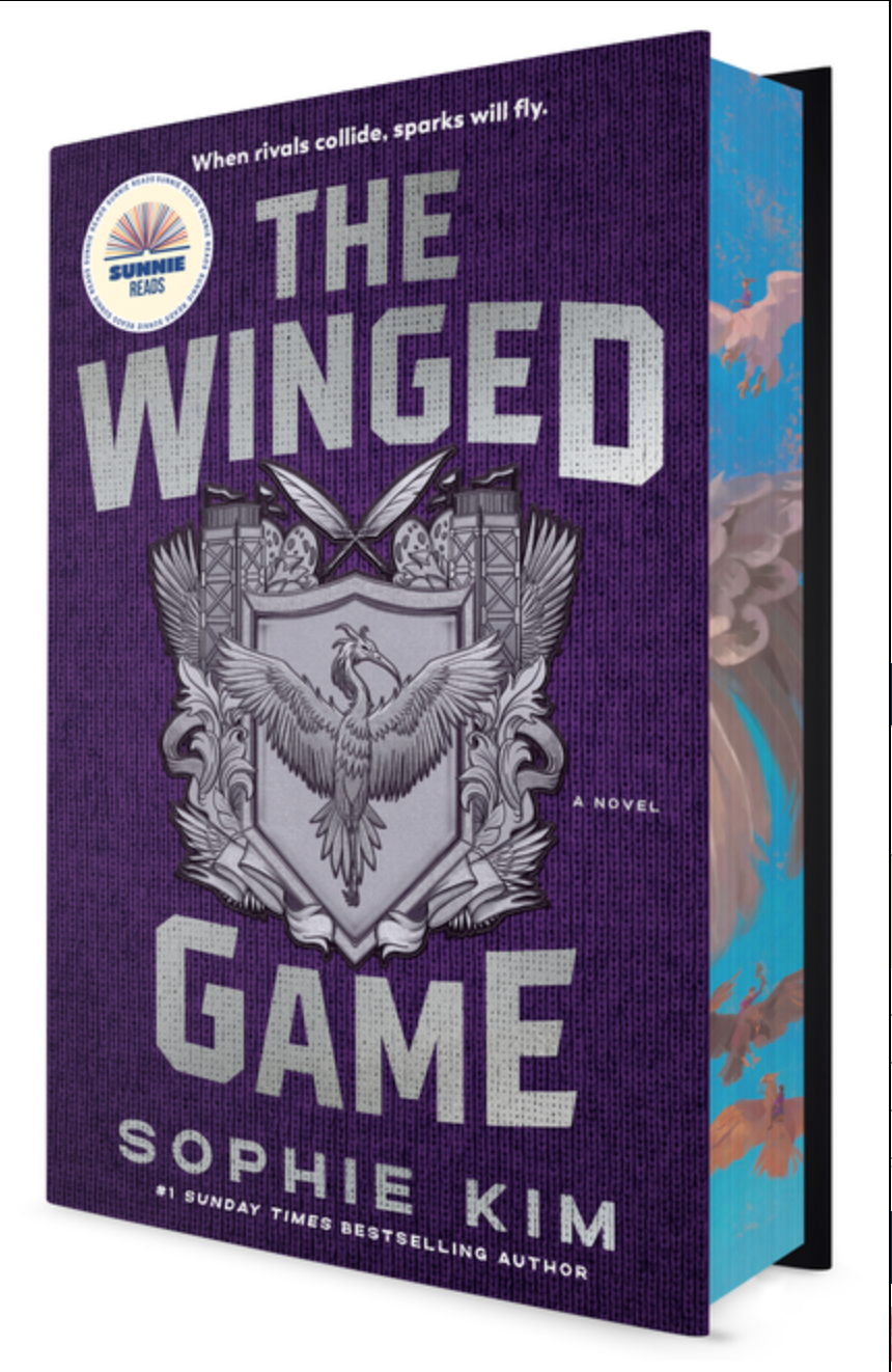 The Winged Game by Sophie Kim - sprayed edges