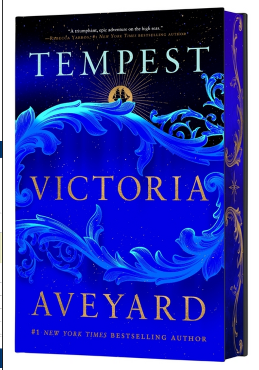 Tempest by Victoria Aveyard - sprayed edges