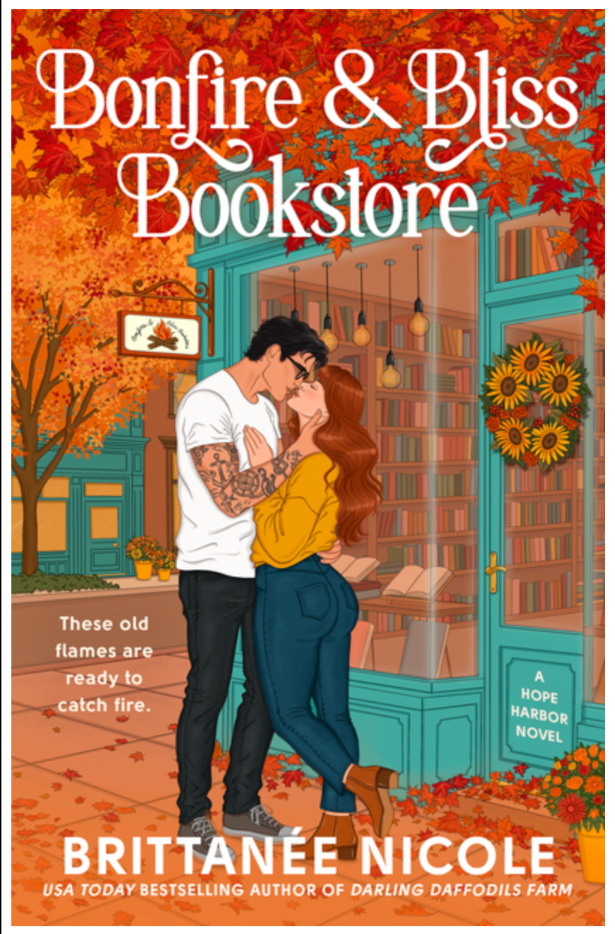 Bonfire & Bliss Bookstore by Brittanée Nicole - sprayed edges