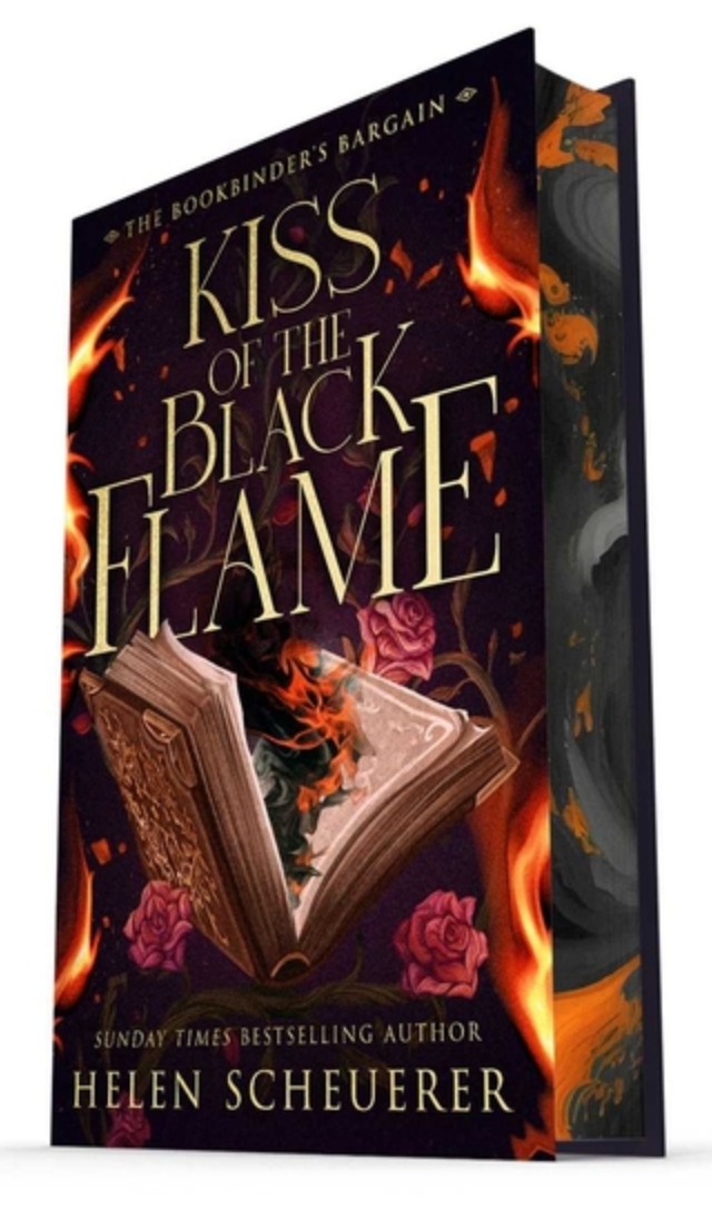 Kiss of the Black Flame by Helen Scheuerer - sprayed edges
