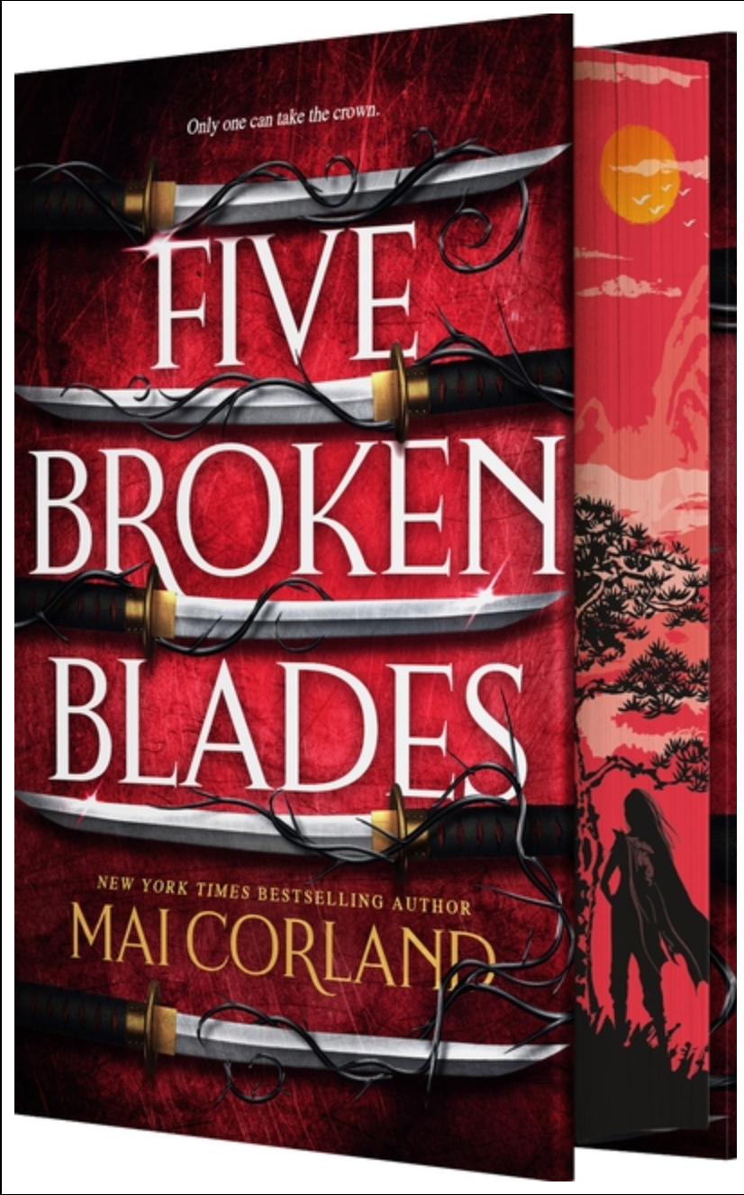 Five Broken Blades by Mai Corland - sprayed edges