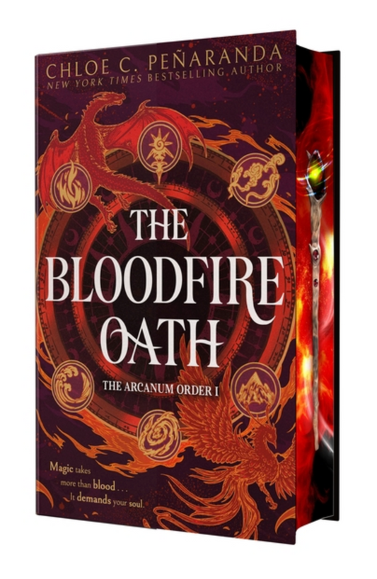 PREORDER: The Bloodfire Oath by Chloe C. Peñaranda -sprayed edges