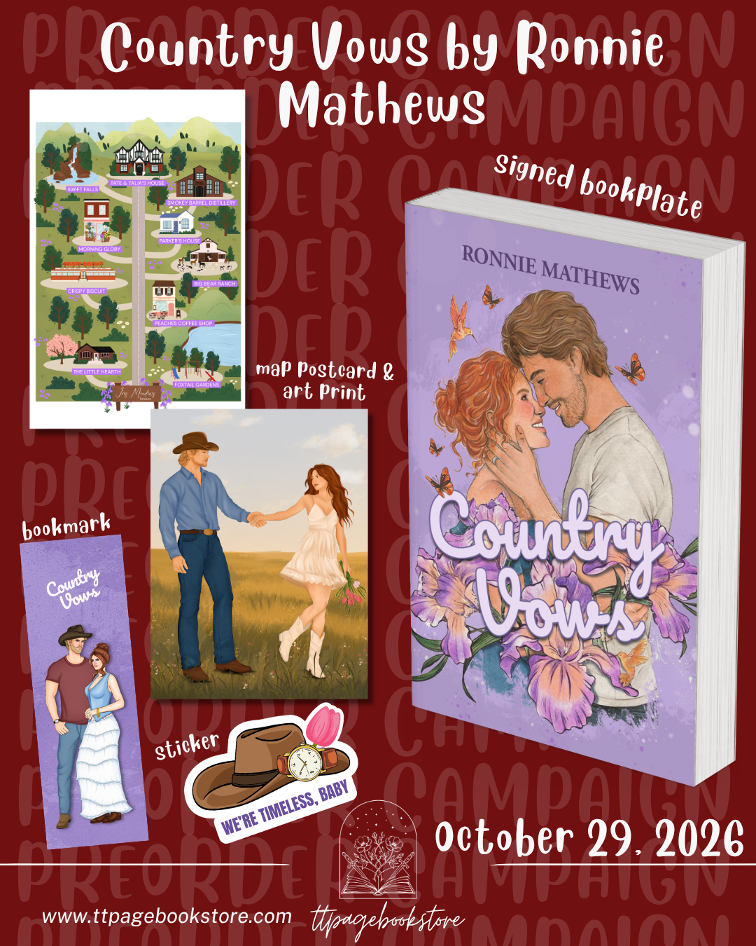PREORDER: Country Vows by Ronnie Mathews - swag included